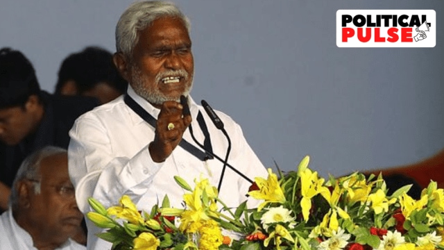 A JMM rebel who is still a minister, Champai Soren changes tune as BJP leaders remain cold