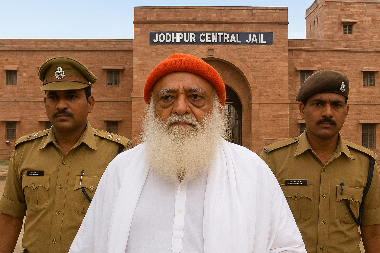करीब 8 महीने बाद आसाराम फिर से सलाखों के पीछे, जोधपुर जेल में किया आत्मसमर्पण।