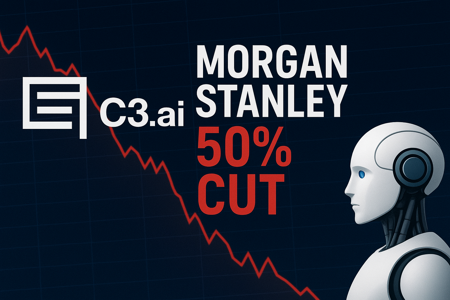 मॉर्गन स्टेनली ने C3.ai के शेयर का लक्ष्य 50% घटाया