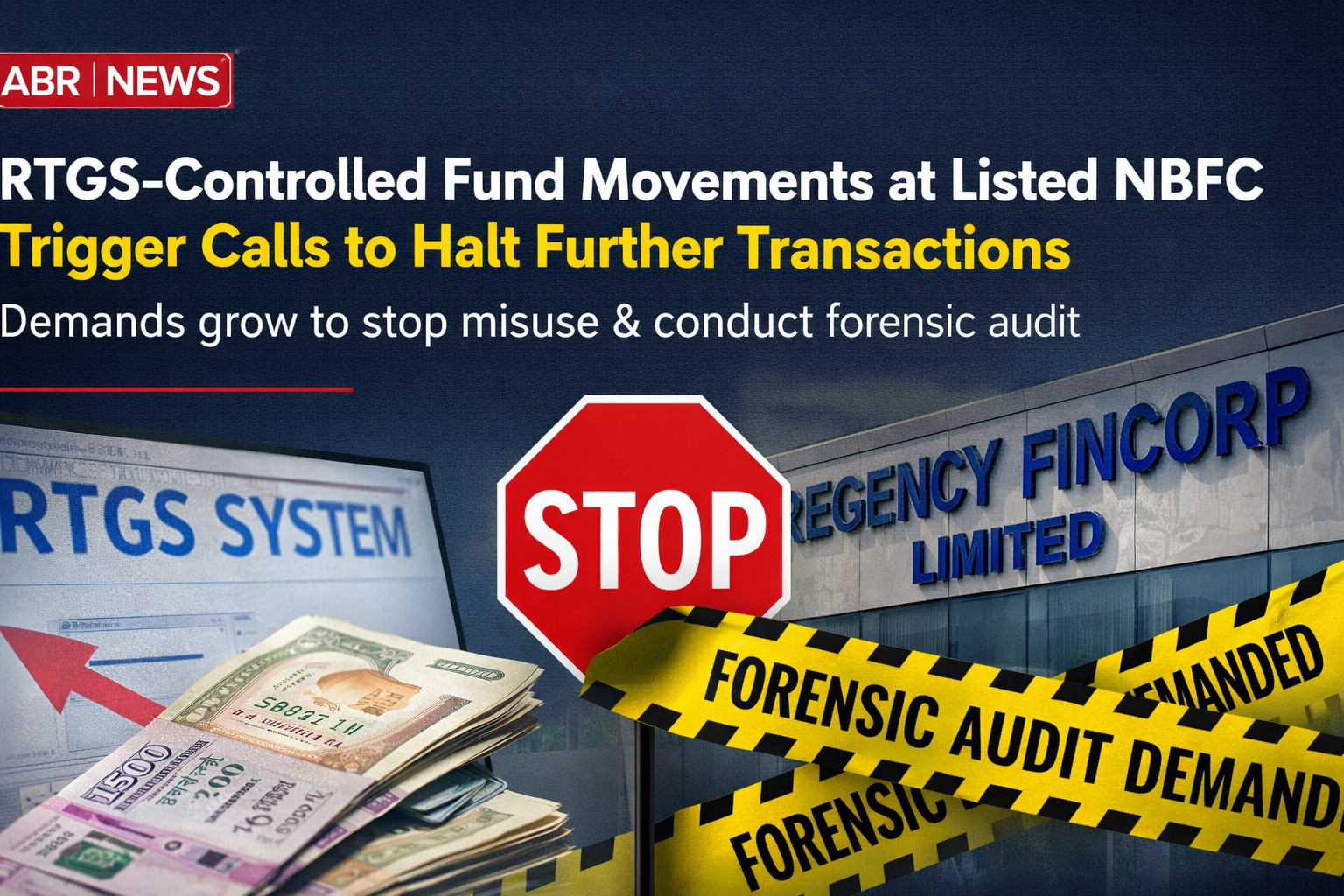 Concerns Raised Over RTGS-Controlled Fund Movements at Listed NBFC; Calls Grow to Halt Any Further Transactions