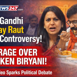 Priti Gandhi Sanjay Raut Iftar Controversy