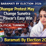 Baramati By Election 2026 Dhangar protest political news Maharashtra