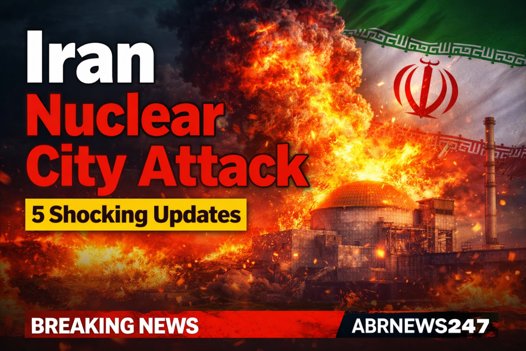 Iran Nuclear City Attack breaking news explosion