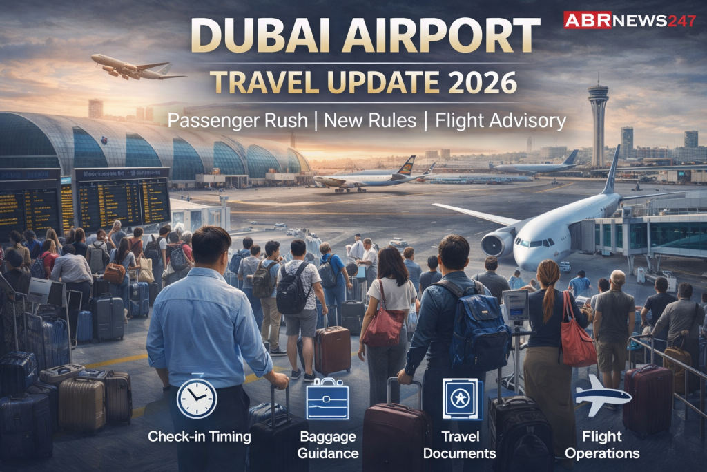 Dubai Airport Travel Update passenger advisory 2026