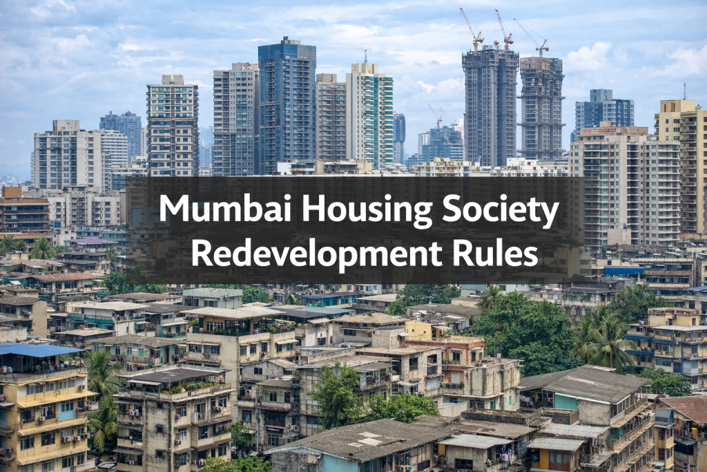 Mumbai Housing Society Redevelopment Rules Mumbai buildings project