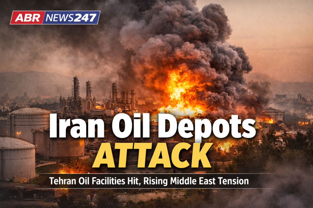 Iran Oil Depots Attack Tehran refinery strike