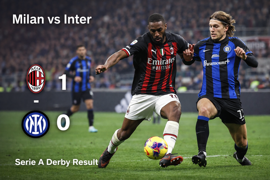 Milan vs Inter Serie A Derby Football Match