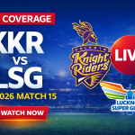 KKR vs LSG Live Score IPL 2026 Match 15