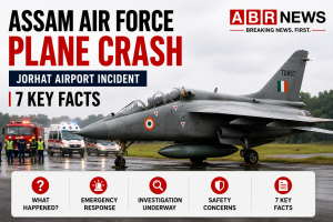 Assam Air Force Plane Crash near Jorhat Airport with ABR NEWS coverage and investigation updates