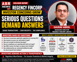 Regency Fincorp share transactions and investor questions reported by ABR News