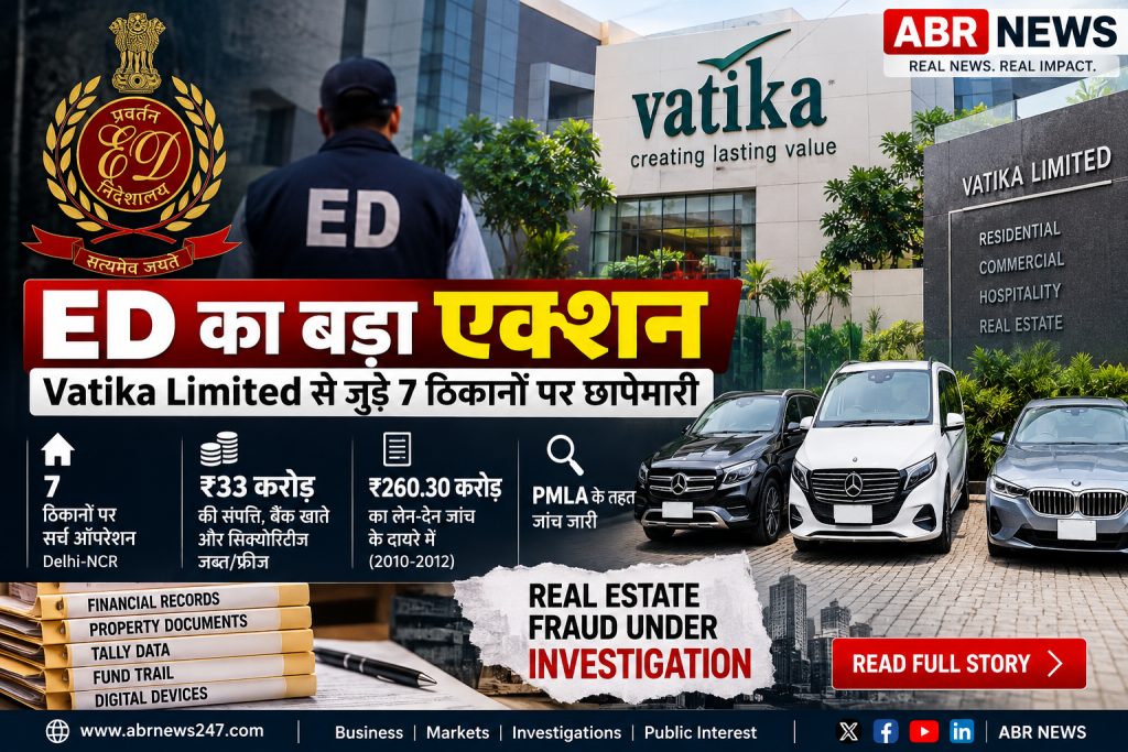 ED Vatika Limited raid: ₹33 crore assets seized and frozen in PMLA investigation