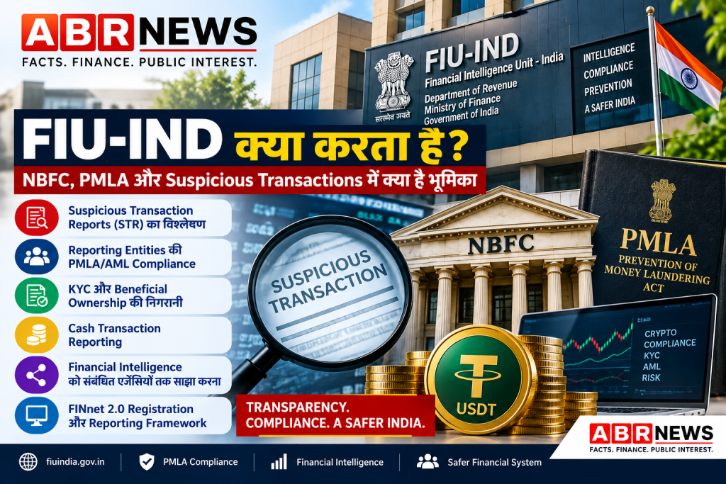 FIU-IND role in NBFC PMLA suspicious transactions USDT and financial intelligence