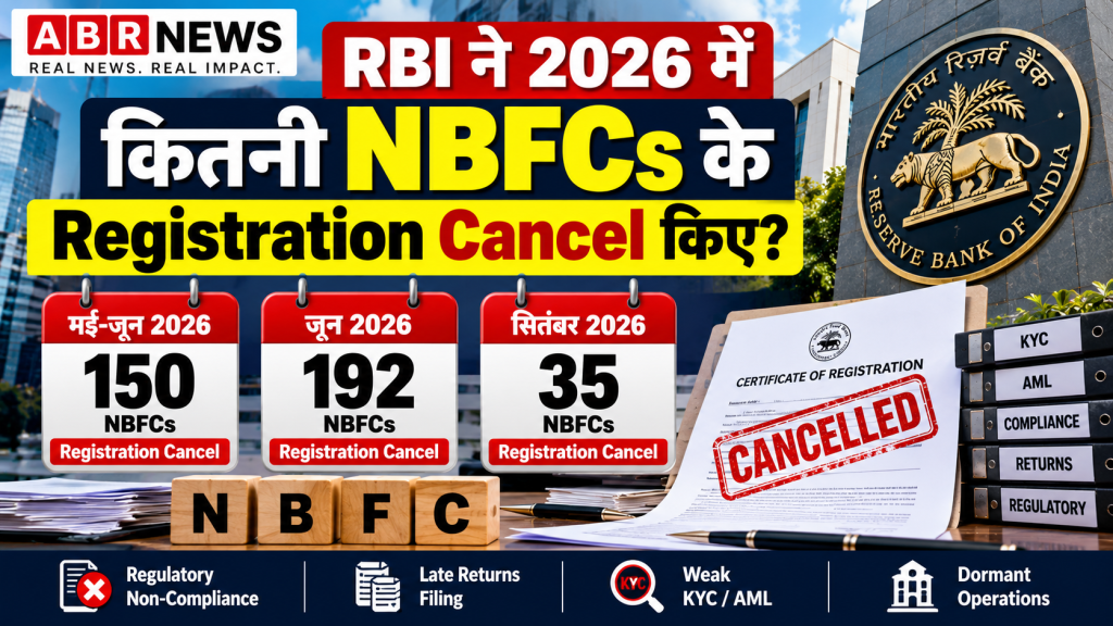 RBI NBFC Registration Cancellation 2026 regulatory action and compliance alert