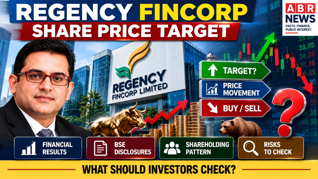 Regency Fincorp Share Price Target investor guide with price movement and BSE disclosures