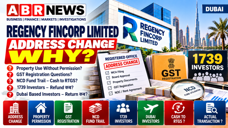 Regency Fincorp Limited Address Change – GST Registration, Property Permission, NCD Fund Utilisation and Investor Questions